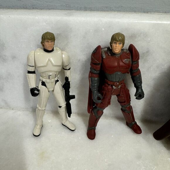 Kenner Star Wars 1996-98 Action Figures Luke, Hoth Chewbacca, Han Solo, Obiwon - Picture 2 of 10